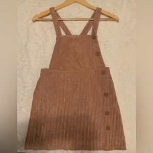 Art Class Corduroy Mauve Brown Dress With Buttons Size 10/12- So Darn Cute! ❤️